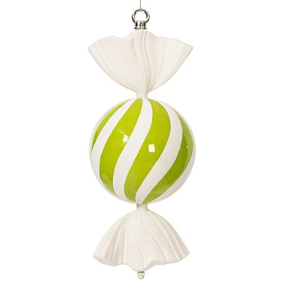 Ornement boule de bonbon