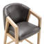 Tabouret de comptoir en similicuir Daina-112576562