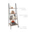 Tall 4 Level Living Room Steel Frame Ladder Bookcase and Office Display Shelf 60cm-25519633