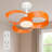Soraya 22 in. Indoor Ceiling Fan with Dimmable Integrated LED and Remote Control-820131339-820131340