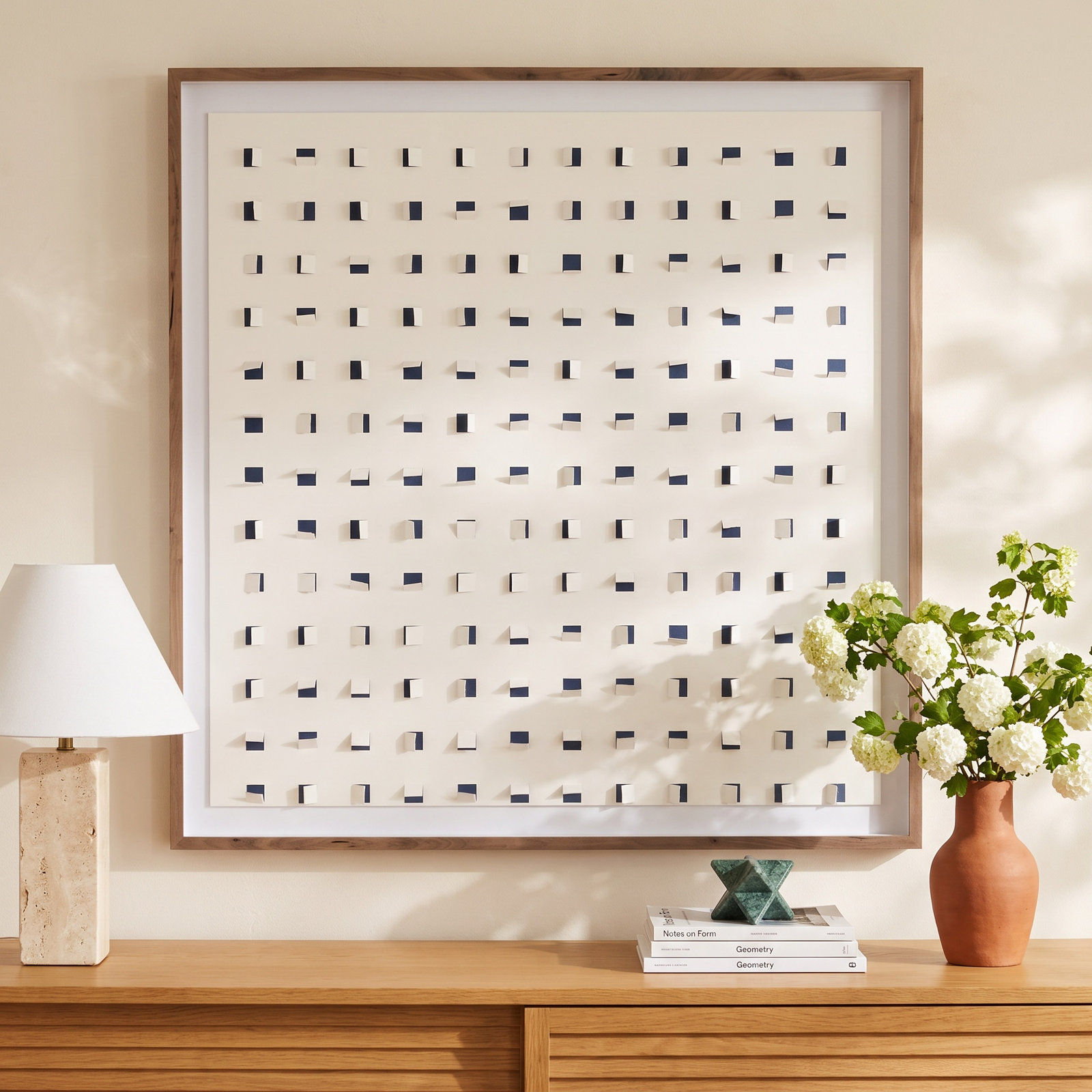 Avram "See Through Blue" Painting