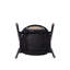 Fauteuil Versailles en bois et noir