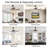 Contemporary Crystal Remote Control LED 48" Retractable Ceiling Fan With Light And