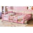Bed, Floor Full Solid Wood Bed