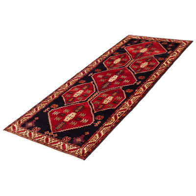 Jesse-James One-of-a-Kind 4'2" X 10'3" New Age Runner Wool Area Rug in