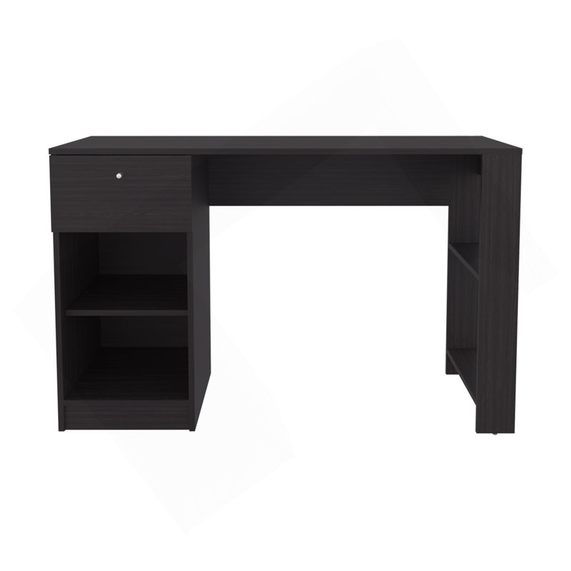 Bureau à 120 tiroirs 120 po Home, Noir