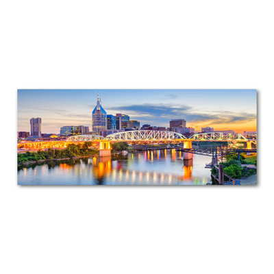 Tennessee USA Bridge - Wrapped Canvas Print