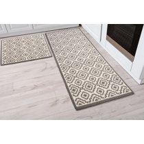 2 PCS Non-Slip Kitchen Floor Mat 20x47+20x30