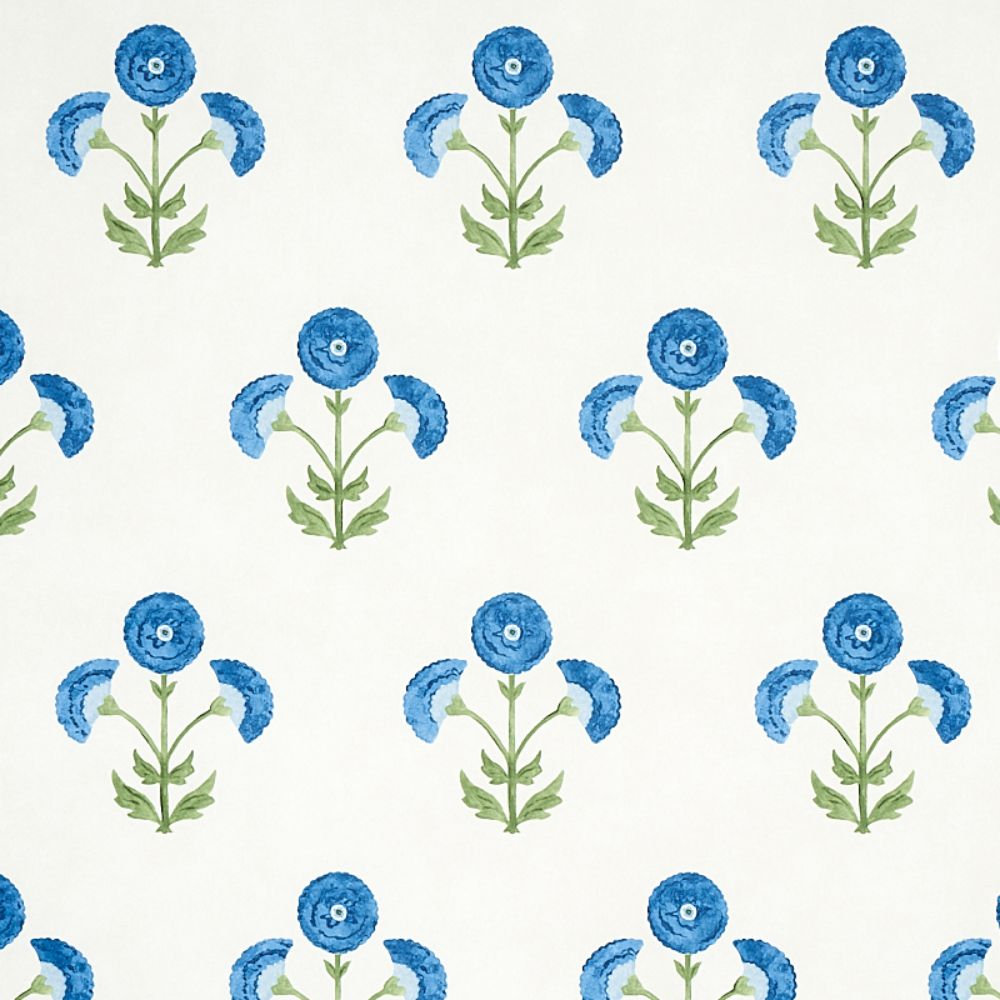 Saranda Flower Wallpaper, Royal