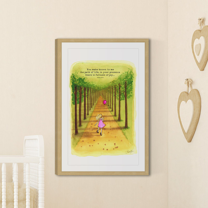 «Path» par Phyllis Harris, reproduction encadrée, H 36 po x l 24 po x P 1,5 po