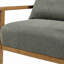 Fauteuil d'appoint en bois avec coussin lombaire Reagan-1096436132