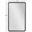 Entrada Metal Rectangle Wall Mirror