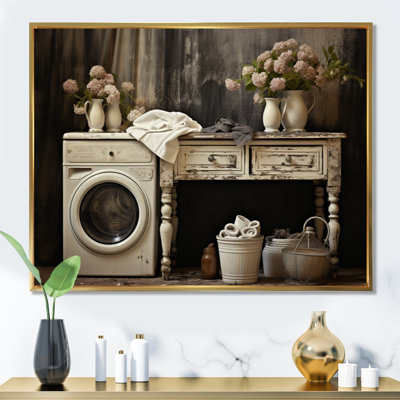 «Farmhouse Laundry Charm II», art mural