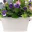 Arrangement floral mélangé artificiel en pot