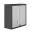 Armoire de rangement en métal gris foncé Fortress H 30 po x l 30 po x P 12,5 po-1138759878