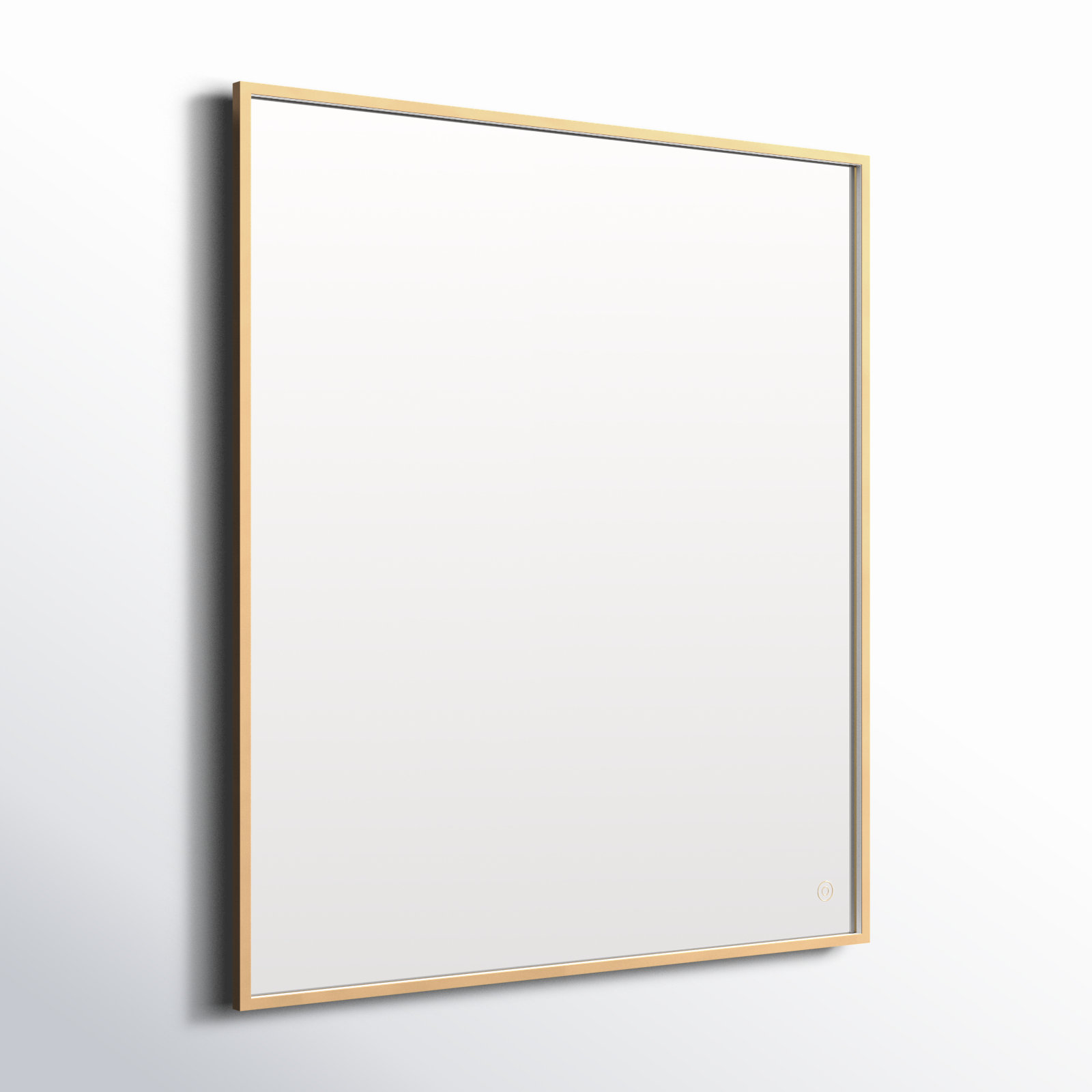 Piche Aluminum Mirror, Brass, 36" x 40"