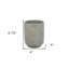 Grey Ceramic 20 Ounce Crackle Mosaic Round Distressed Pot Planter