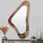 Boundless Realms Infinite Dimensions - Abstract Collages Modern Wall Mirror In Asymmetrical Shapes