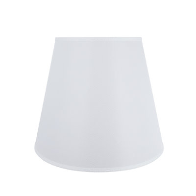 15" H Network Fabric Empire Lamp Shade ( Spider ) in White