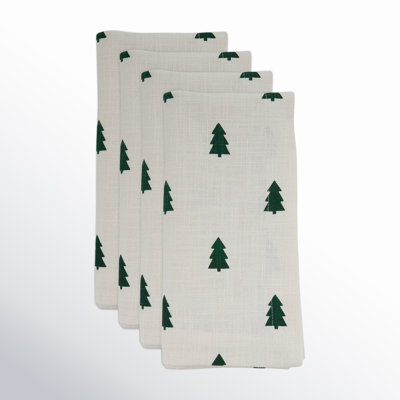 Deniz 4 Piece Cotton Napkin Set