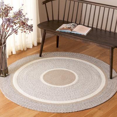 Braided 754 Area Rug In Beige / Ivory