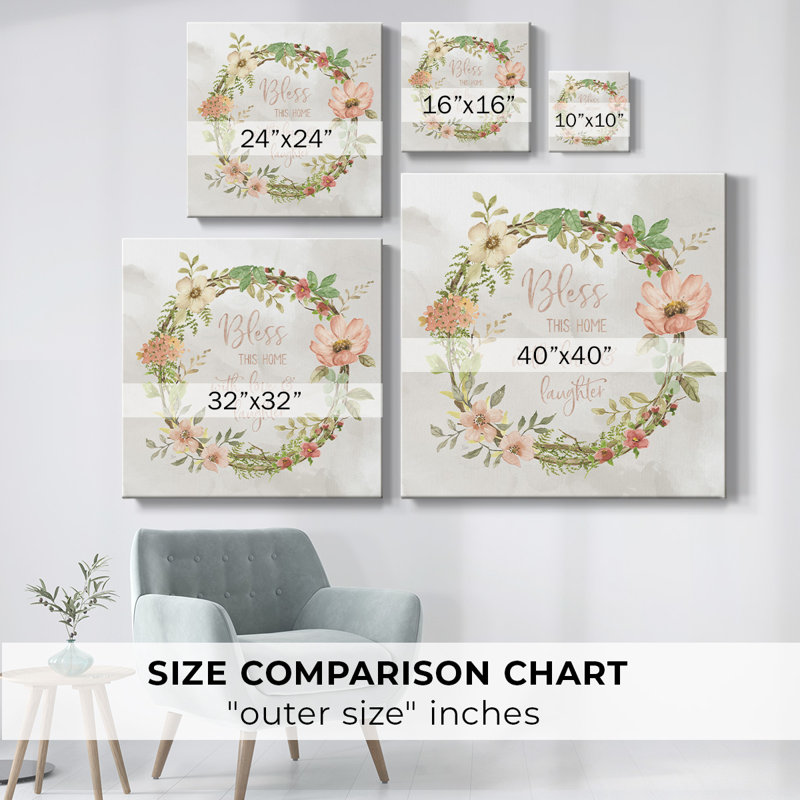 «Summer Beauty On Canvas», art textuel, H 24 po x l 24 po x P 1,5 po