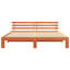 Bed Frame with Headboard Solid Pine Wood-2092905533-2092905532