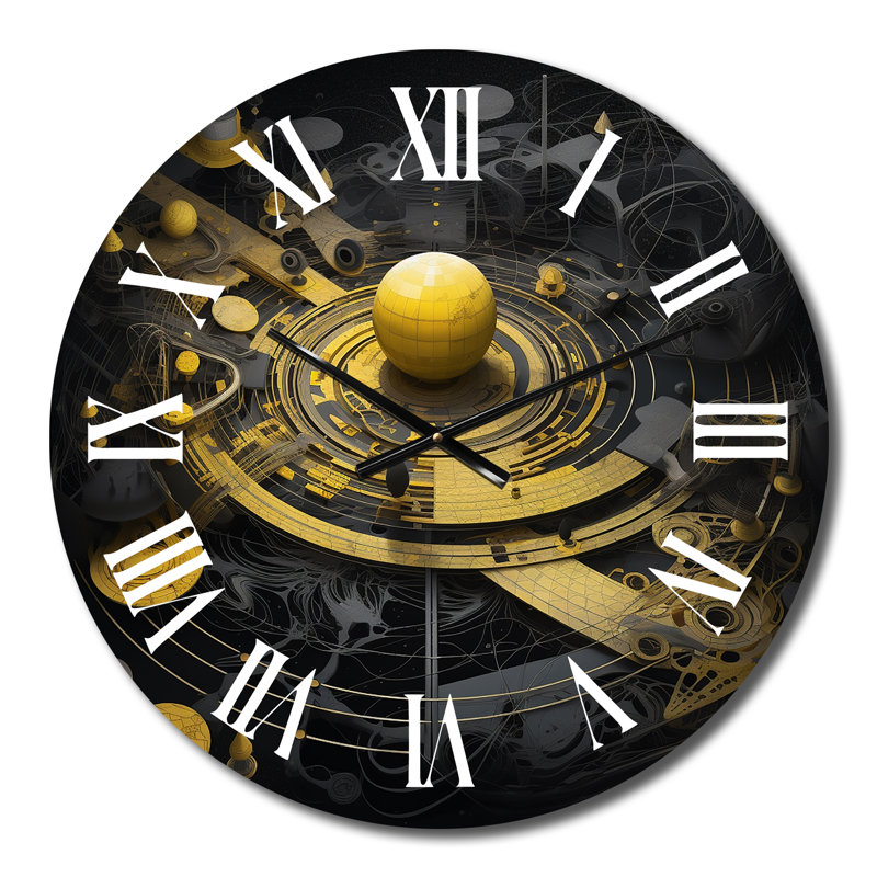 Horloge murale en métal, Petit