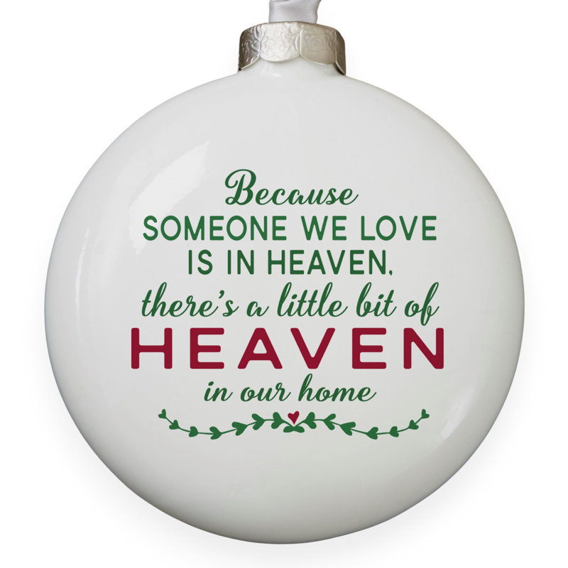 Ornement commémoratif de luxe Personnalisation Mall Heaven In Our Home