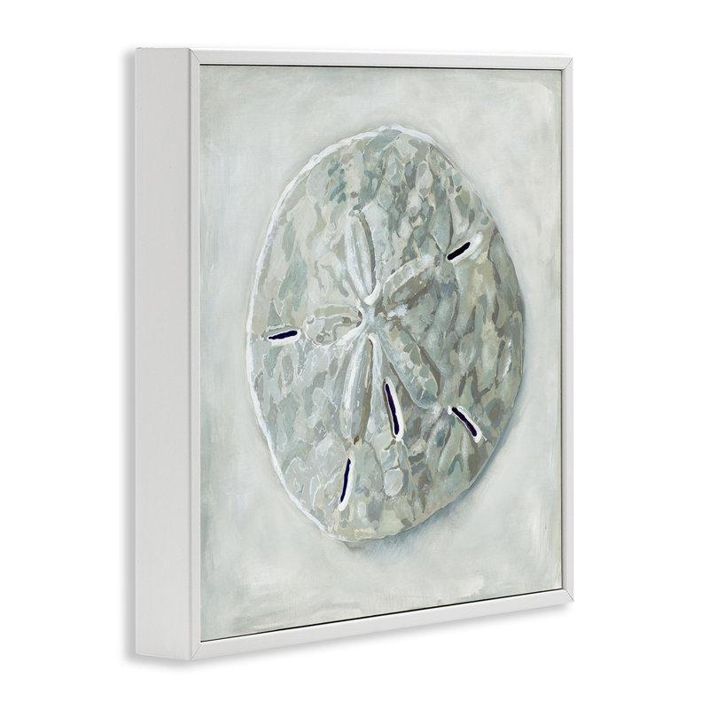 «Sand Dollar», art mural texturé giclée par Erica Christopher, H 24 po x l 24 po x P 1,5 po