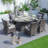 Menifee 6 - Person Patio Dining Set with Oval Table , Cushions Included