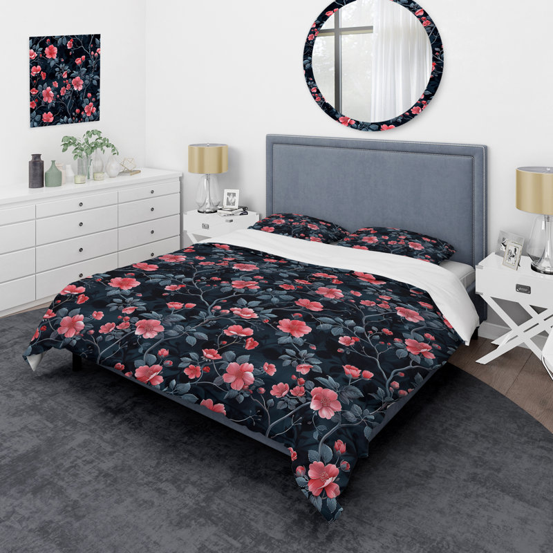 Ensemble de housse de couette Modern, King Duvet Cover + 2 King Shams