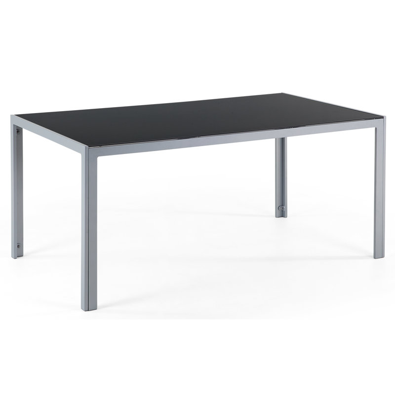 Aluminium Dining Table, Black