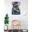  Trèfle noir sous licence officielle - affiche d'art magique 24 x 36 pouces - reproduction décorative - papier affiche - prêt à encadrer