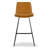 Upholstered Counter Stool with Metal Frame-1803781940