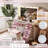 Vanity Desk With Cushioned Stool, Makeup Vanity With 11 Hollywood Bulbs, 3 Color Lighting Modes, Adjustable Brightness