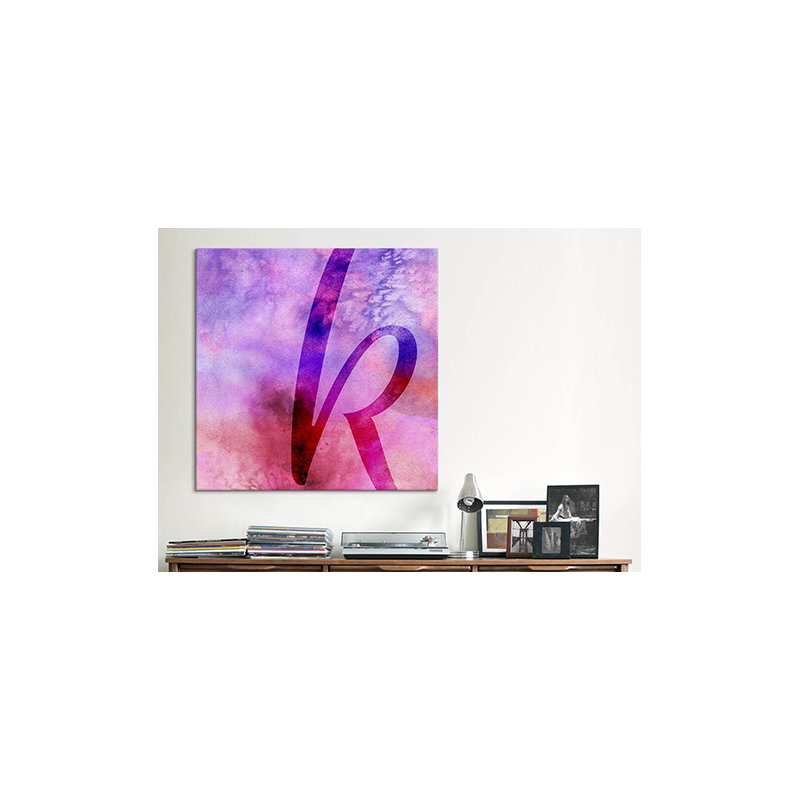 Art textuel sur toile, H 12 po x l 12 po x P 0,75 po, k