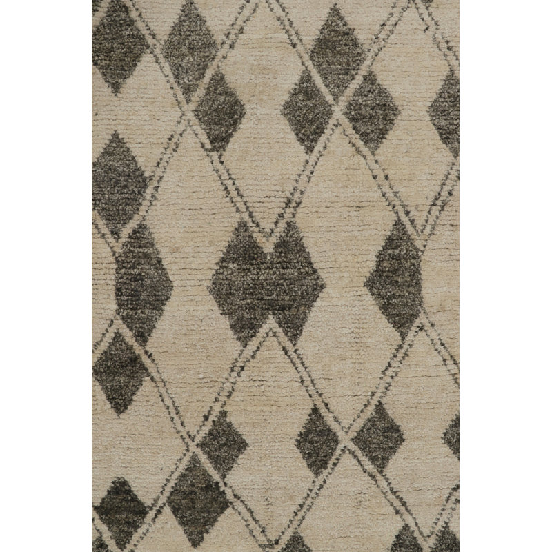 Moroccan Handmade Kilim Silk and Wool Geometric Area Rug, Runner 3' x 8'