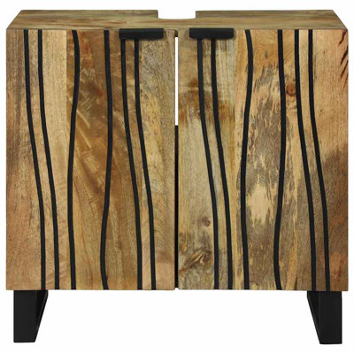 Sink Cabinet With Shelf With Door 62 X 33 X 58 Cm