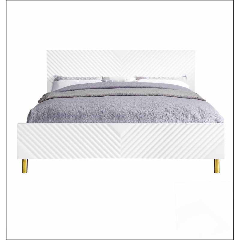 Lit Gaines Robuste et durable, moderne et simple, matériaux écologiques, facile à installer, ultrabrillant