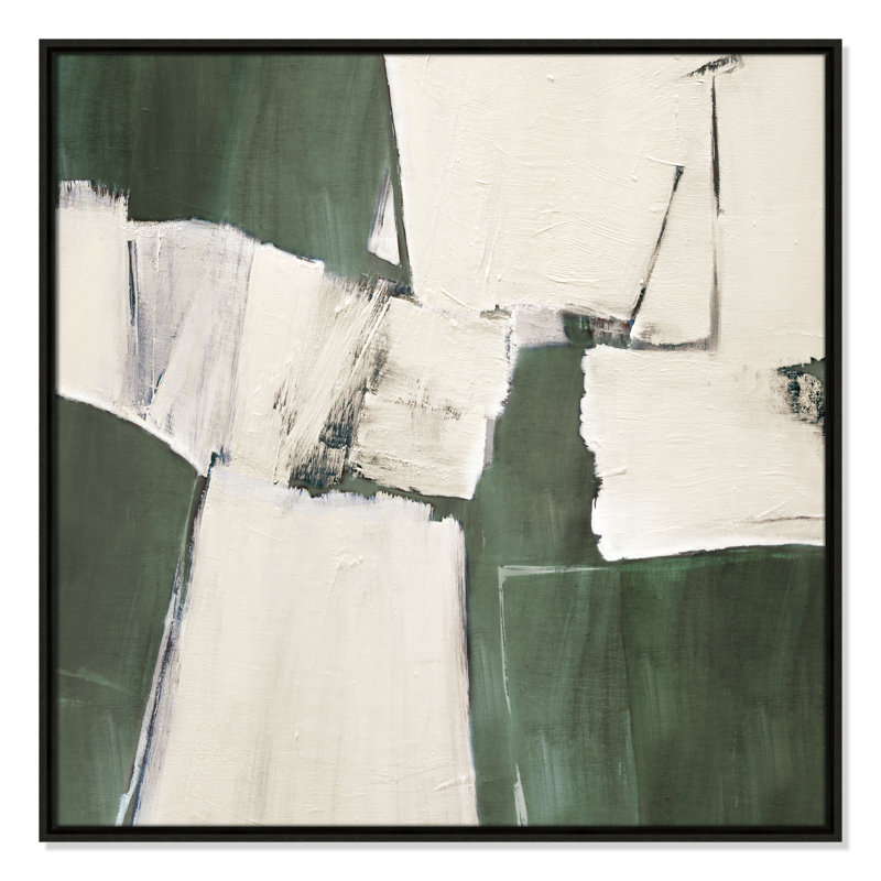 «Summer Sage Plateau I» par Judith Shapiro, Espresso, H 31,5 po x l 31,5 po