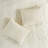 3 Piece Split Corner Pleated Quilted Bedspread Cream Queen