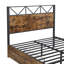 Metal Storage Bed