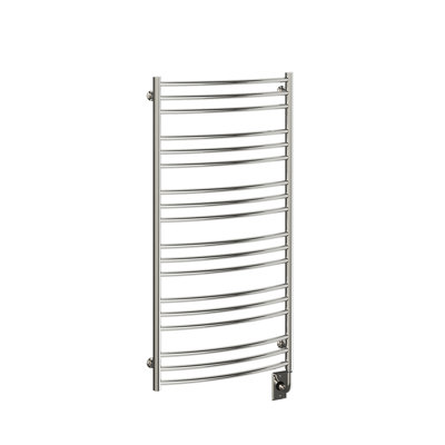 Chauffe-serviettes électrique incurvé 23,5 po x 47,5 po Laveno