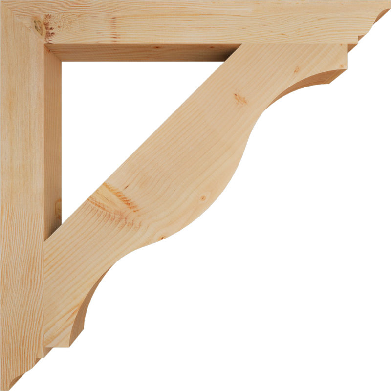 Support traditionnel Funston, Douglas, Lisse, H 36 po x l 3,5 po x P 36 po