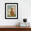 Expressive Abstract House Plant Terracotta Vase Framed On Paper by The Creative Bunch Studio Print-91291544-91291543