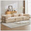 Canapé-lit convertible au sol avec structure de forme fixe, tissu chenille, idéal pour le salon et la chambre à coucher, design multifonctionnel et peu encombrant-634830448-634830455