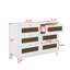Grand lit plateforme campagnard avec bande en bois-1312263998
