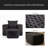 Corduroy Compression Sofa With Ottoman-1811475409