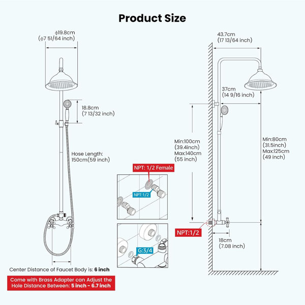 Dimensions du produit